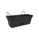 green basics balkonbak mini allin1 30cm living black